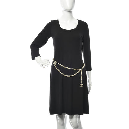 Chanel Pearl CC Double Strand Belt Gold 2 of 7