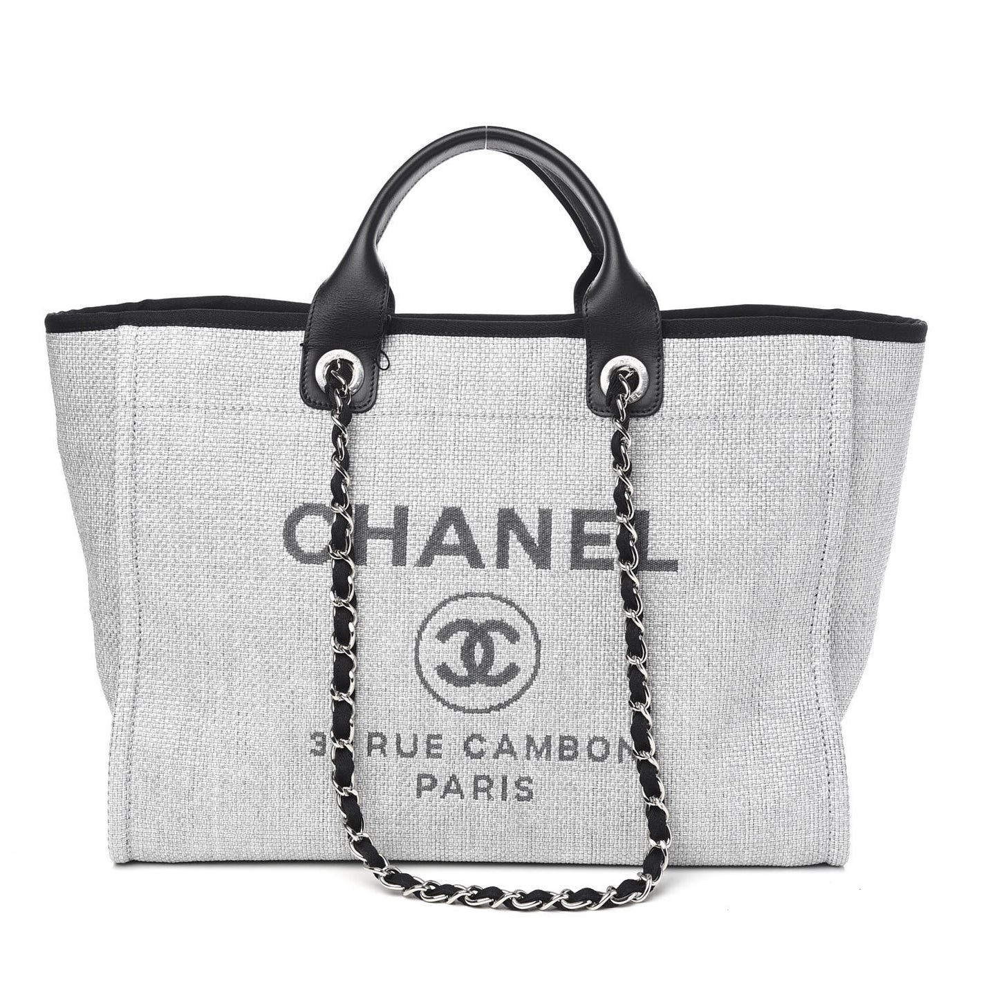 Canvas Medium Deauville Tote Grey