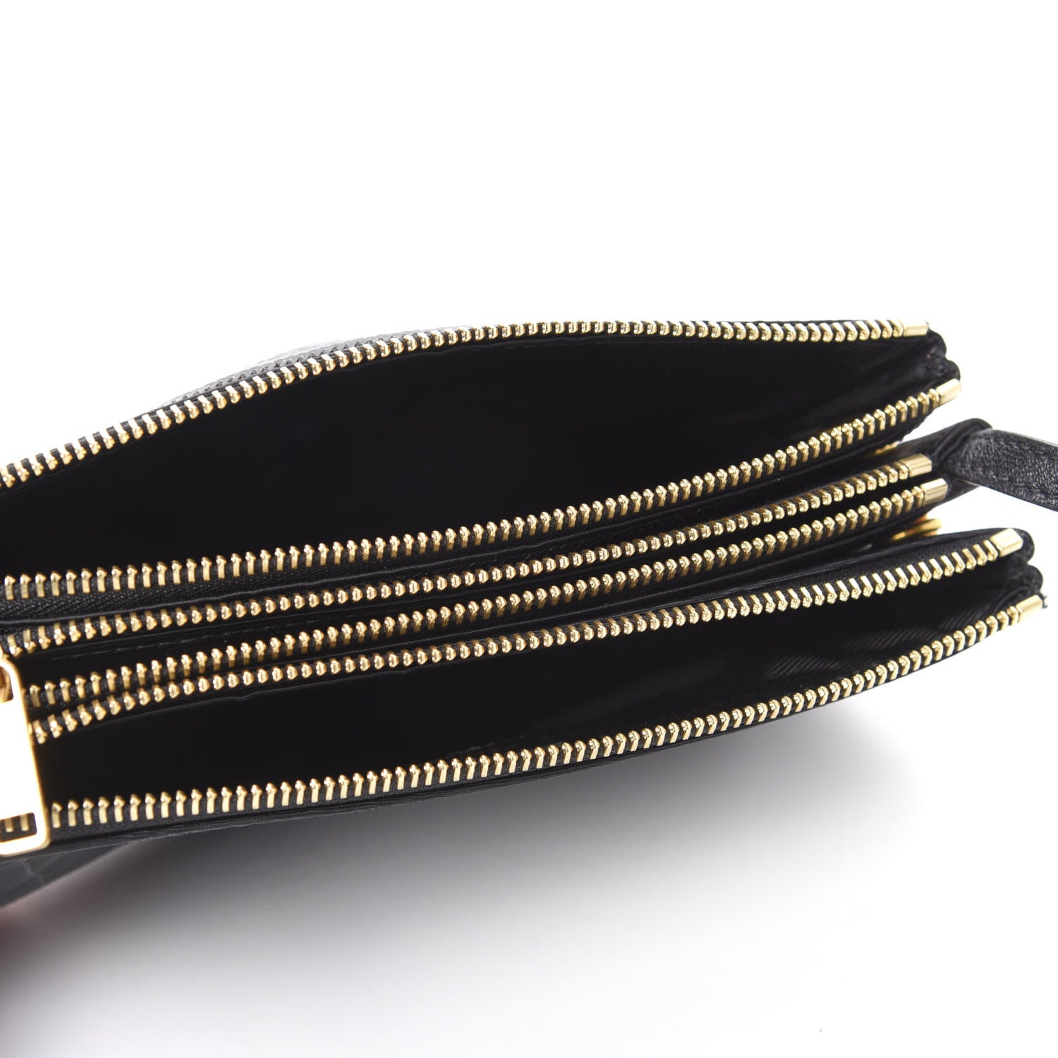 Celine Sequin Small Trio Crossbody Bag Black 5 of 10