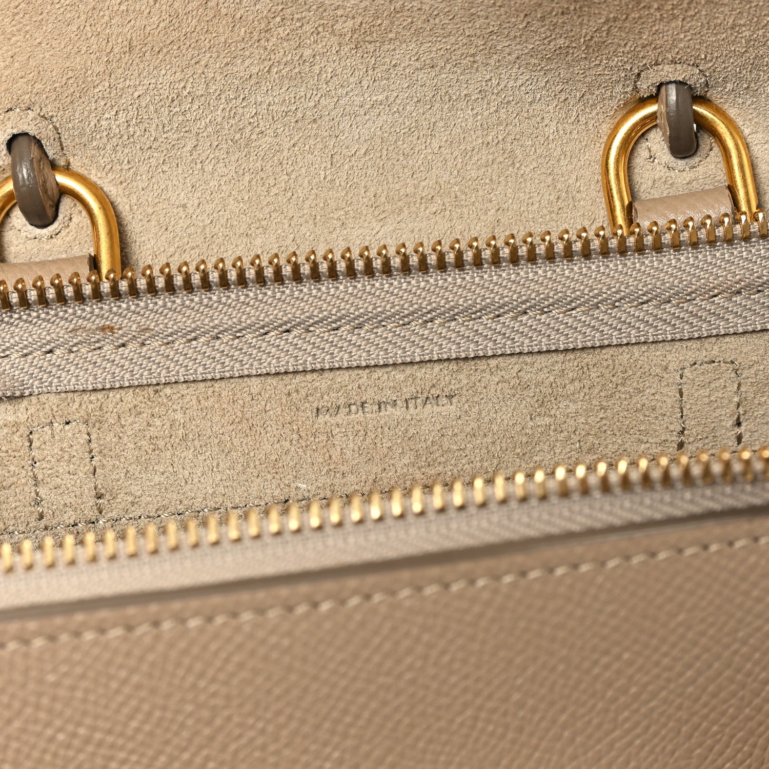 Celine Grained Calfskin Pico Belt Bag Light Taupe 6 of 12