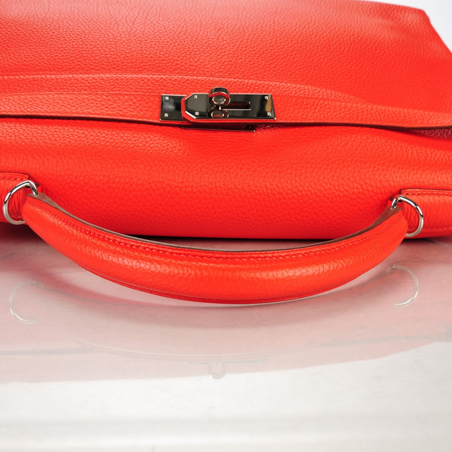 Hermes Togo Kelly Retourne 40 Capucine 11 of 24
