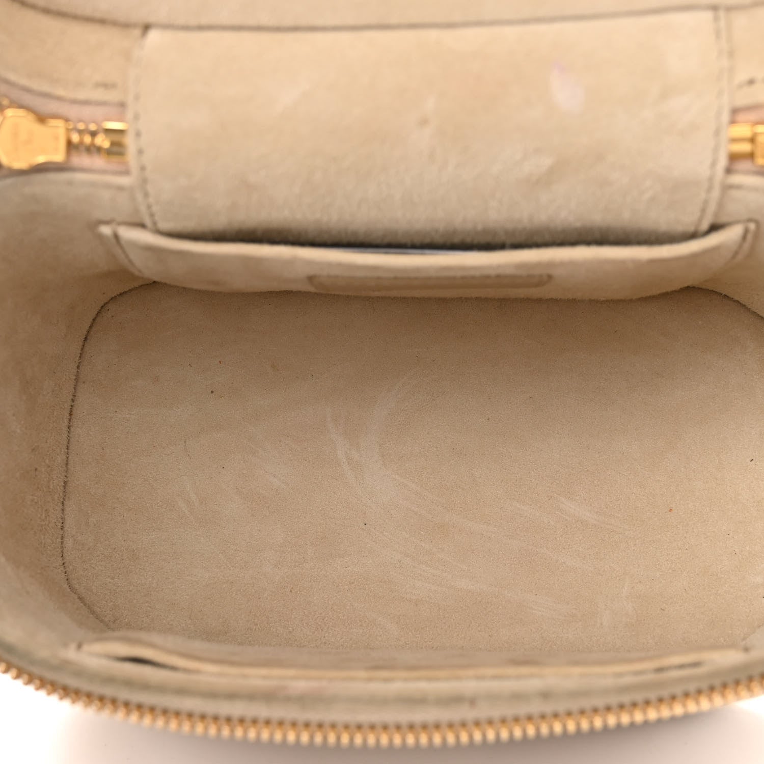 Christian Dior Lambskin Cannage Small Diortravel Vanity Case Light Beige 5 of 13