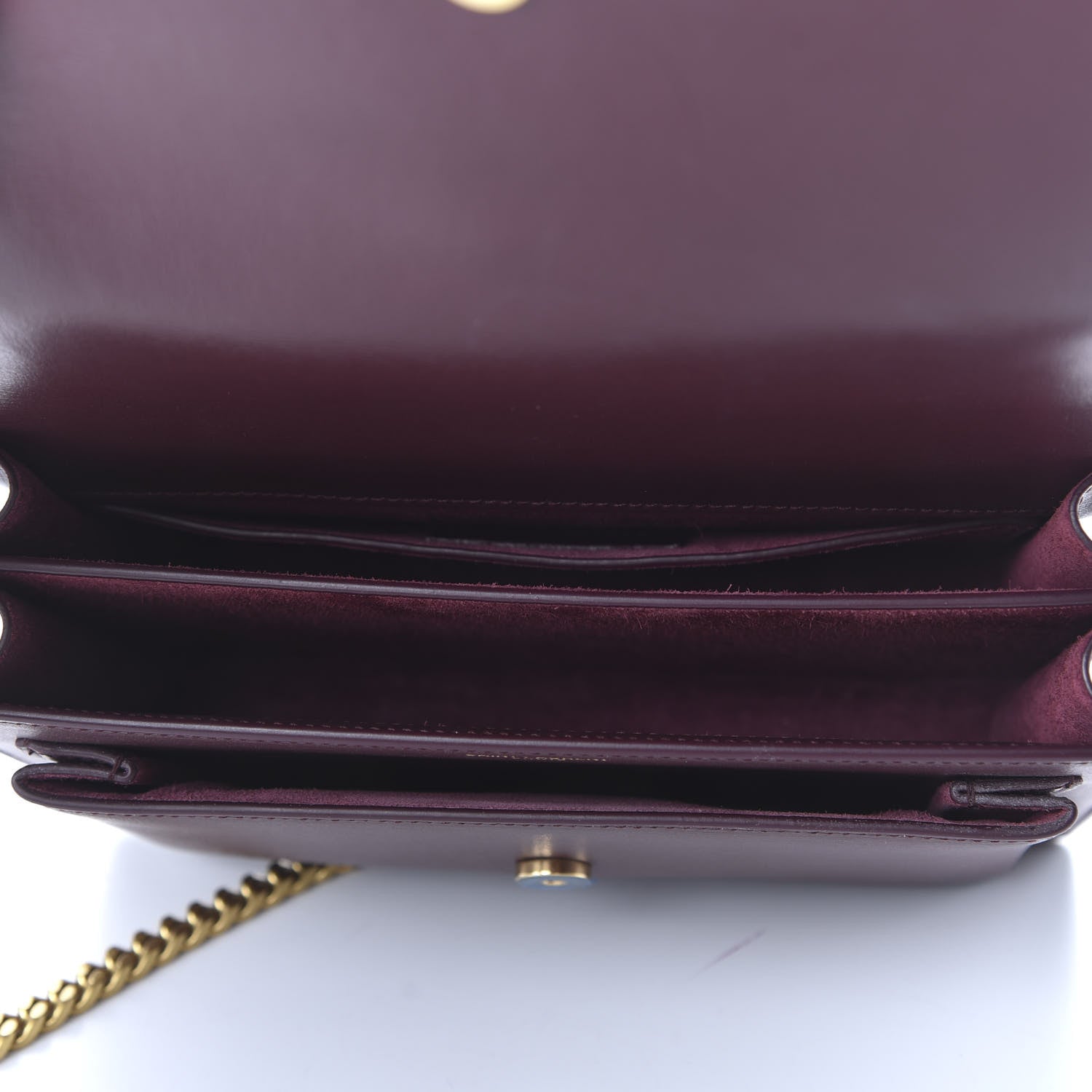 Saint Laurent Calfskin Medium Monogram Sunset Rouge Legion 5 of 10