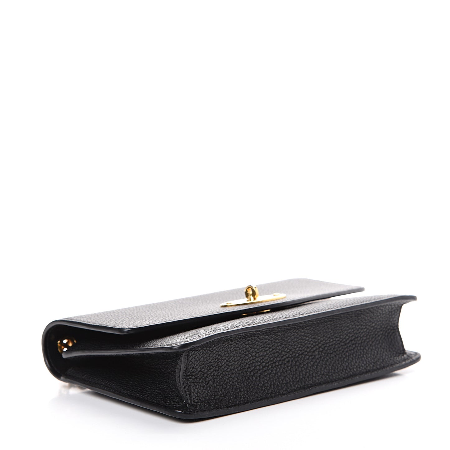 Small Classic Grain Calfskin Small Darley Black