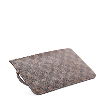 Louis Vuitton Damier Ebene Neverfull MM GM Pochette Rose Ballerine 3 of 6