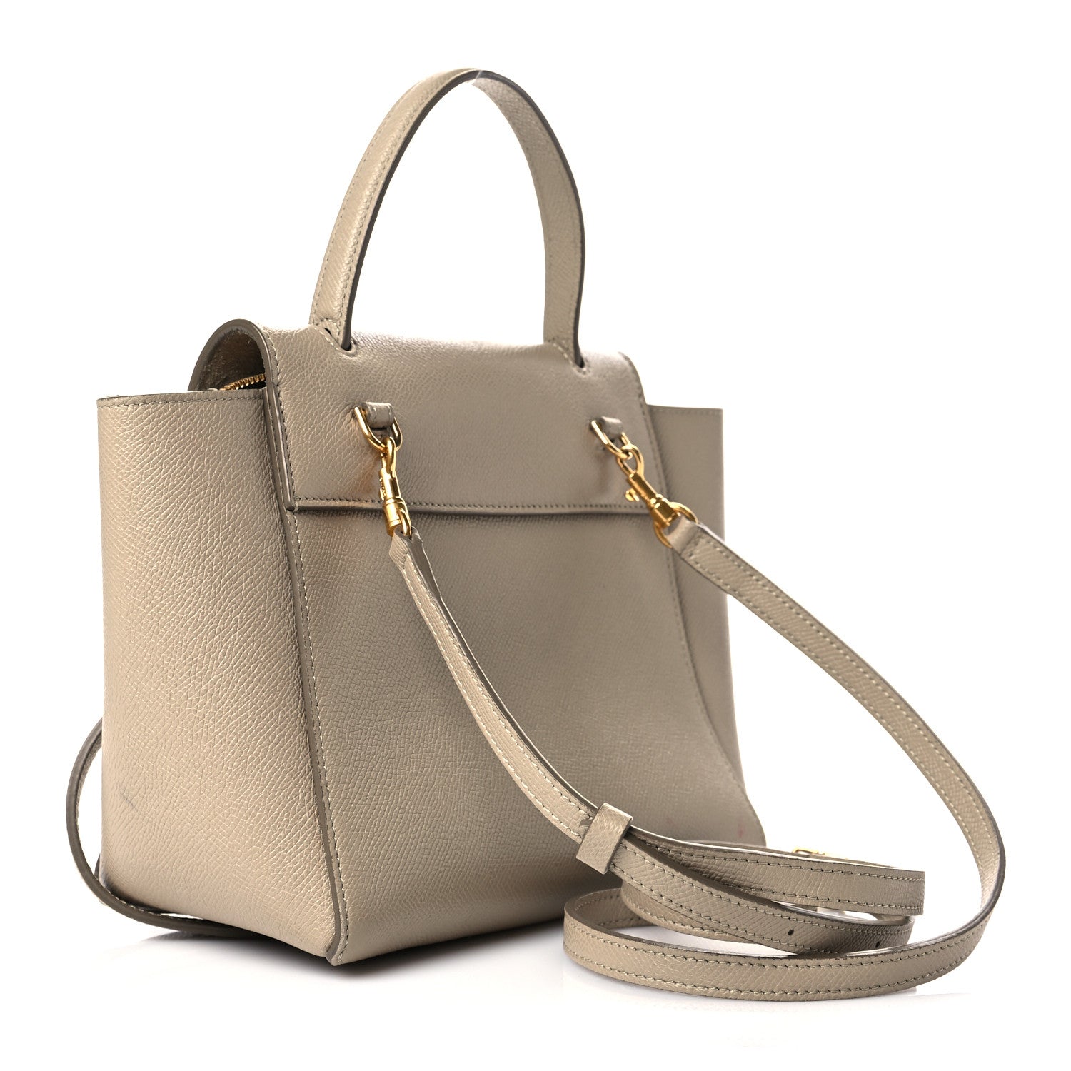 Celine Grained Calfskin Nano Belt Bag Light Taupe 3 of 15