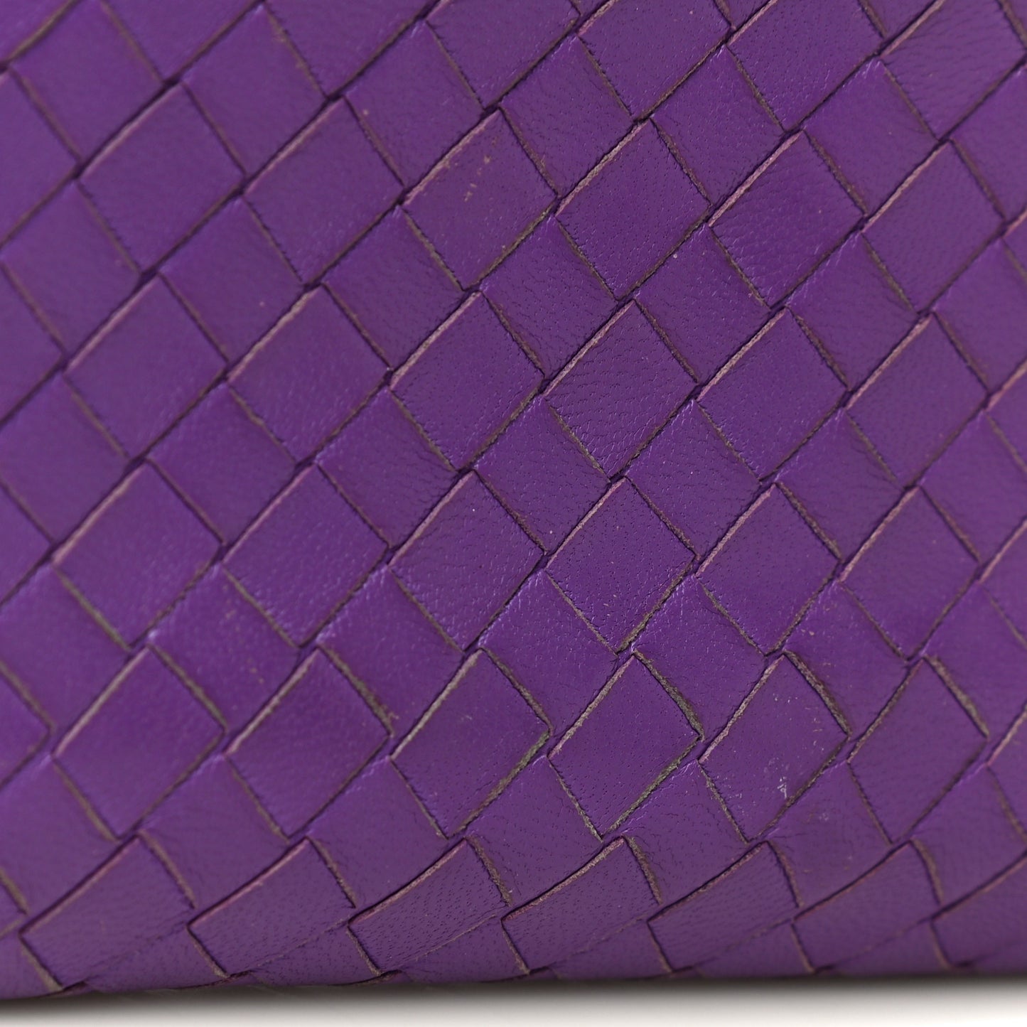 Nappa Intrecciato Wristlet Zip Wallet Byzantine