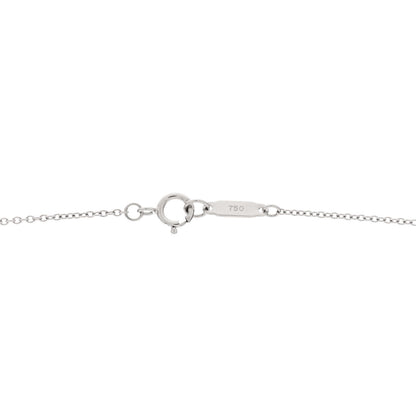 Tiffany 18K White Gold Diamond Metro Cross Pendant Necklace 6 of 6