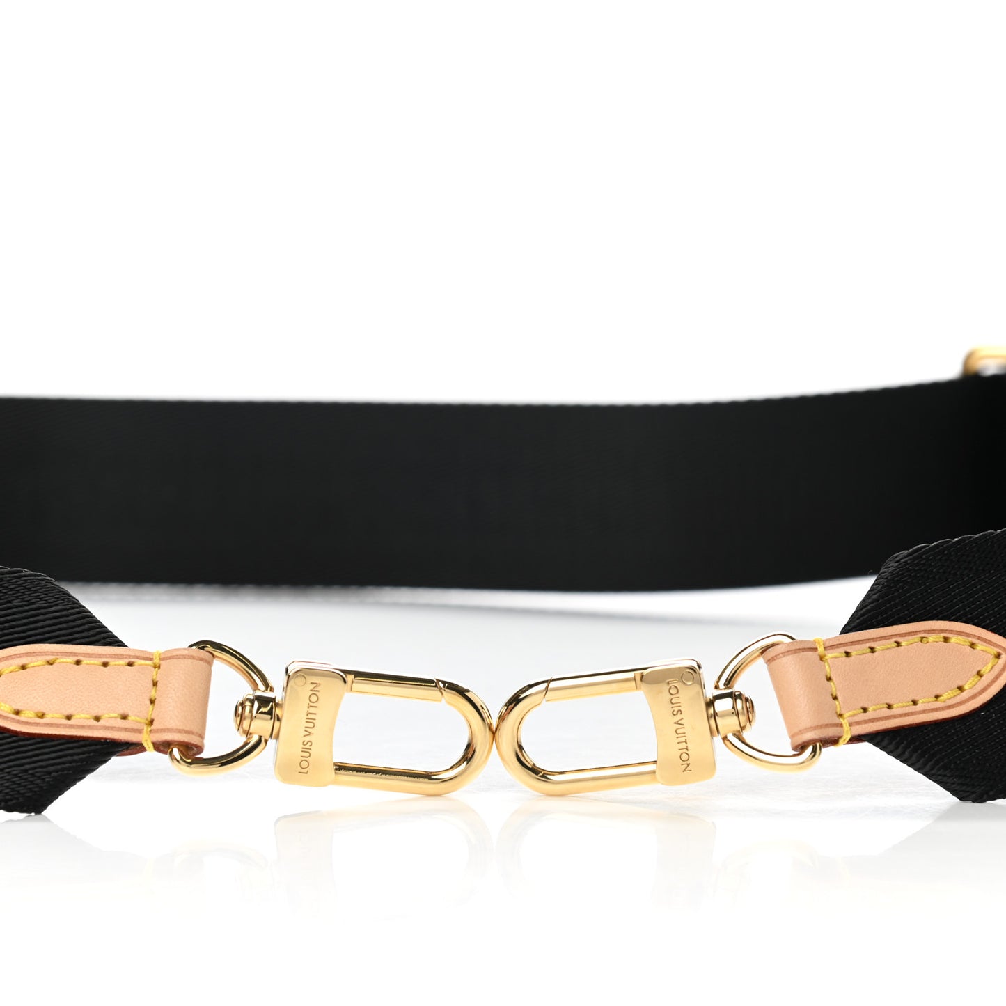 Monogram Multi Pochette Accessories Bandouliere Shoulder Strap Black