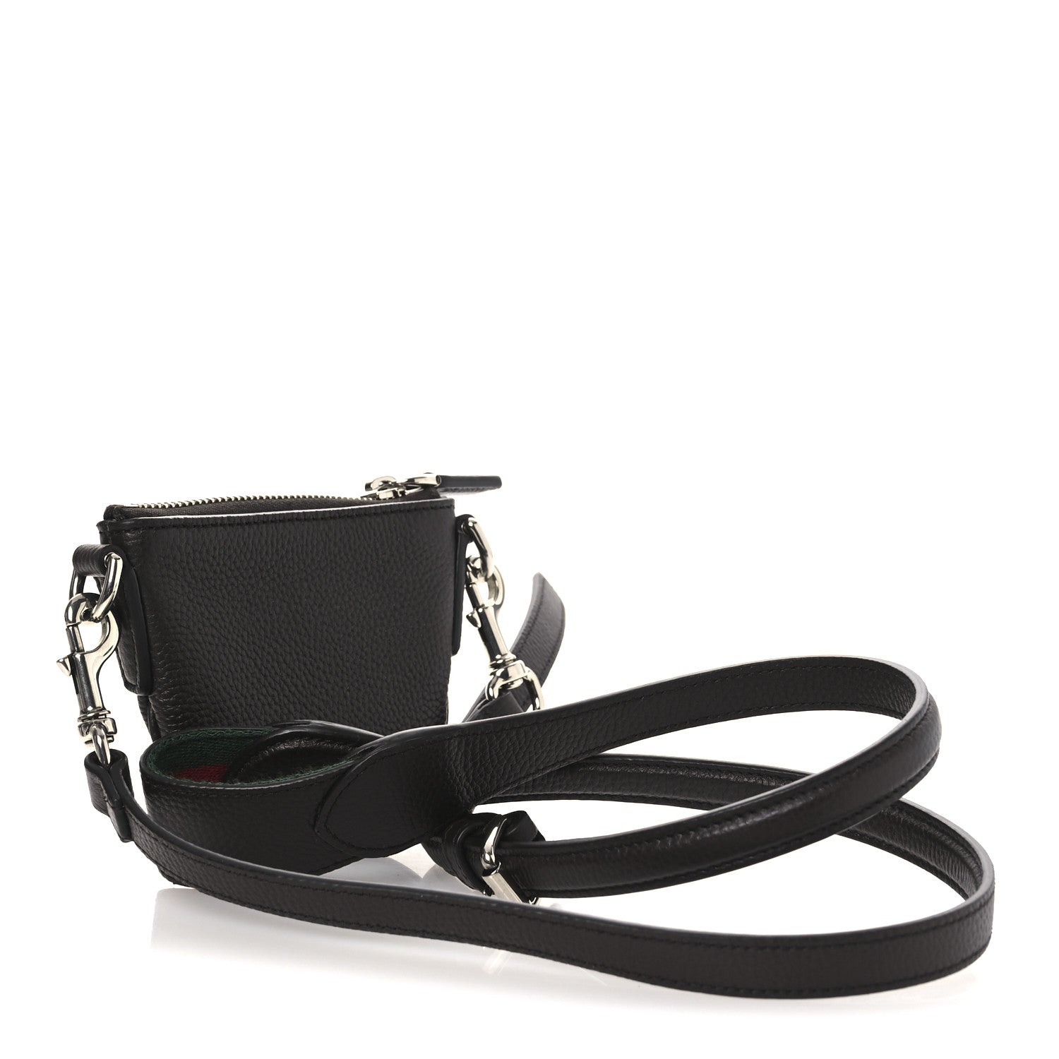 Gucci Pebbled Calfskin Mini B Shoudler Bag Brown 3 of 11