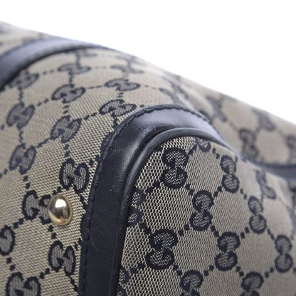 Gucci Monogram Medium Boston Navy 14 of 15