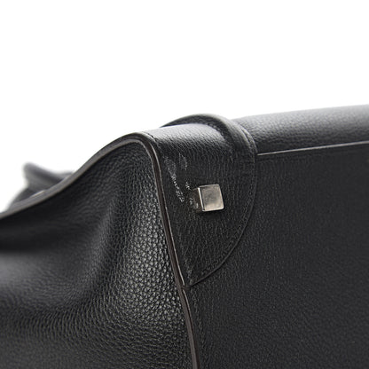 Celine Drummed Calfskin Mini Luggage Black 10 of 11