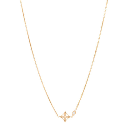 Louis Vuitton 18K Yellow Gold Diamond Idylle Blossom Pendant Necklace 1 of 4