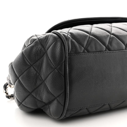 Chanel Caviar Quilted Timeless Accordion Flap Black 11 of 12