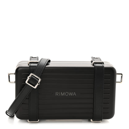 Christian Dior X RIMOWA Aluminum Personal Clutch On Strap Black 1 of 9