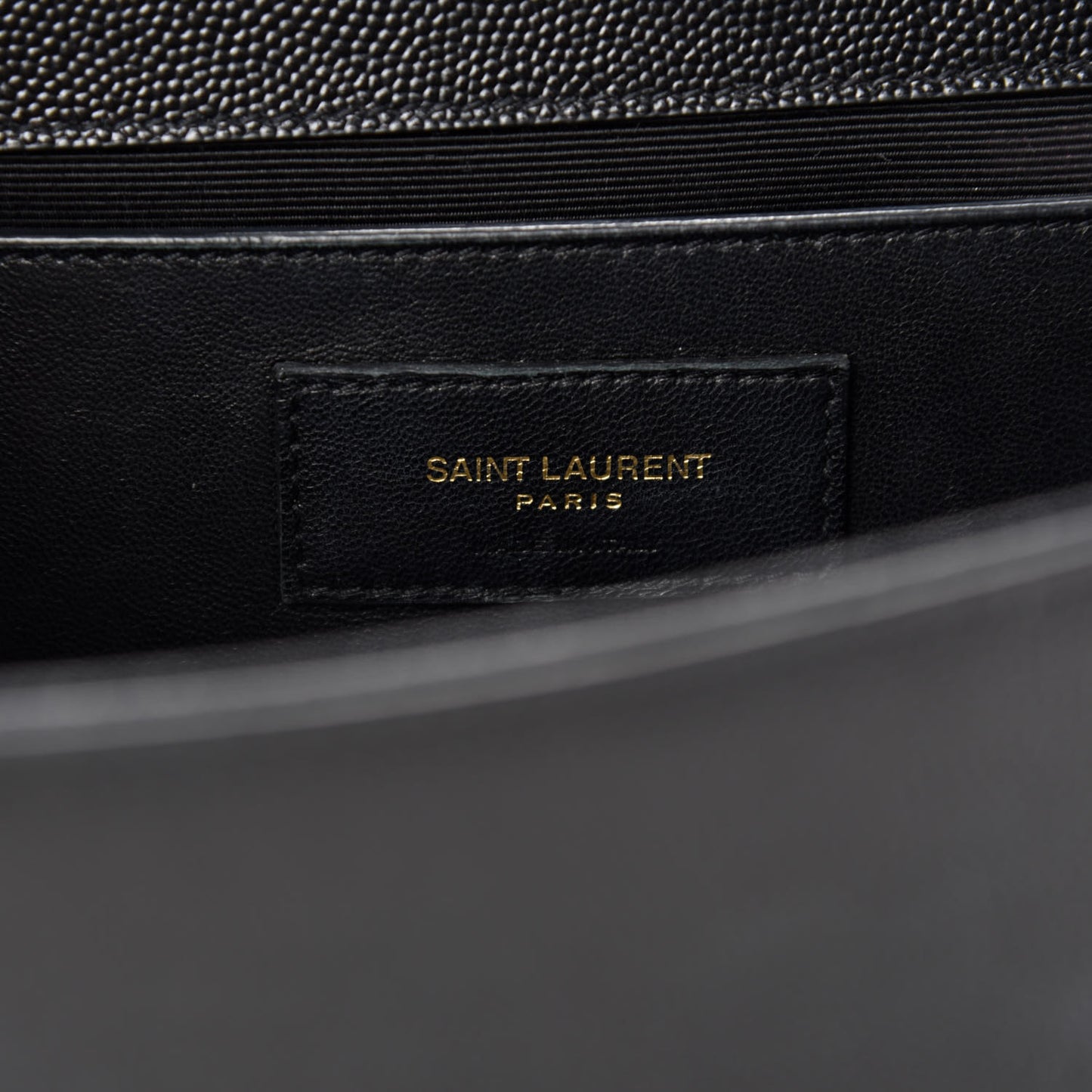 Grain De Poudre Medium Classic Monogram Kate Satchel Black