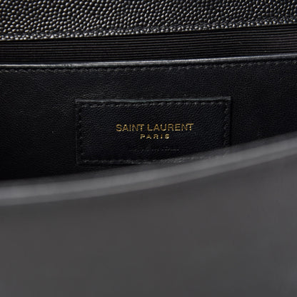 Saint Laurent Grain De Poudre Medium Classic Monogram Kate Satchel Black 8 of 11