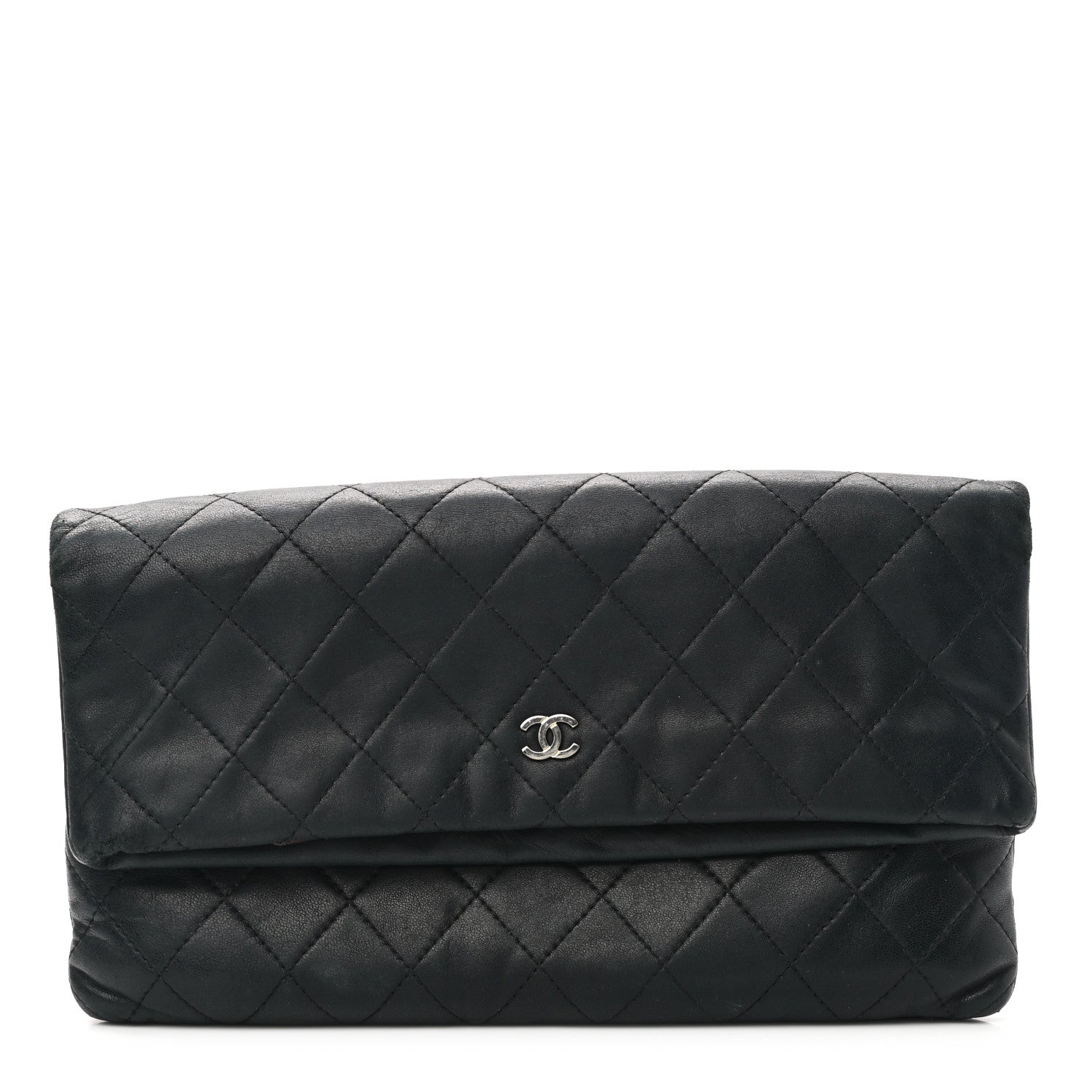Chanel Lambskin Quilted CC Beauty Clutch Black 1 of 12