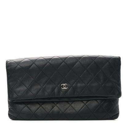 Chanel Lambskin Quilted CC Beauty Clutch Black 1 of 12