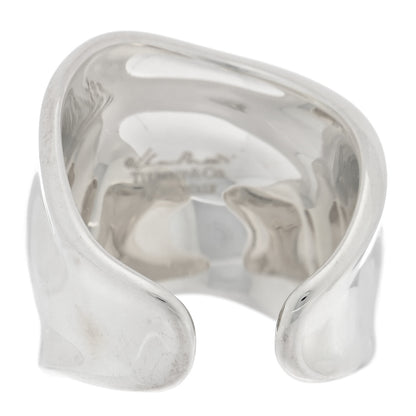Tiffany Sterling Silver Elsa Peretti Bone Ring 54 7 3 of 5