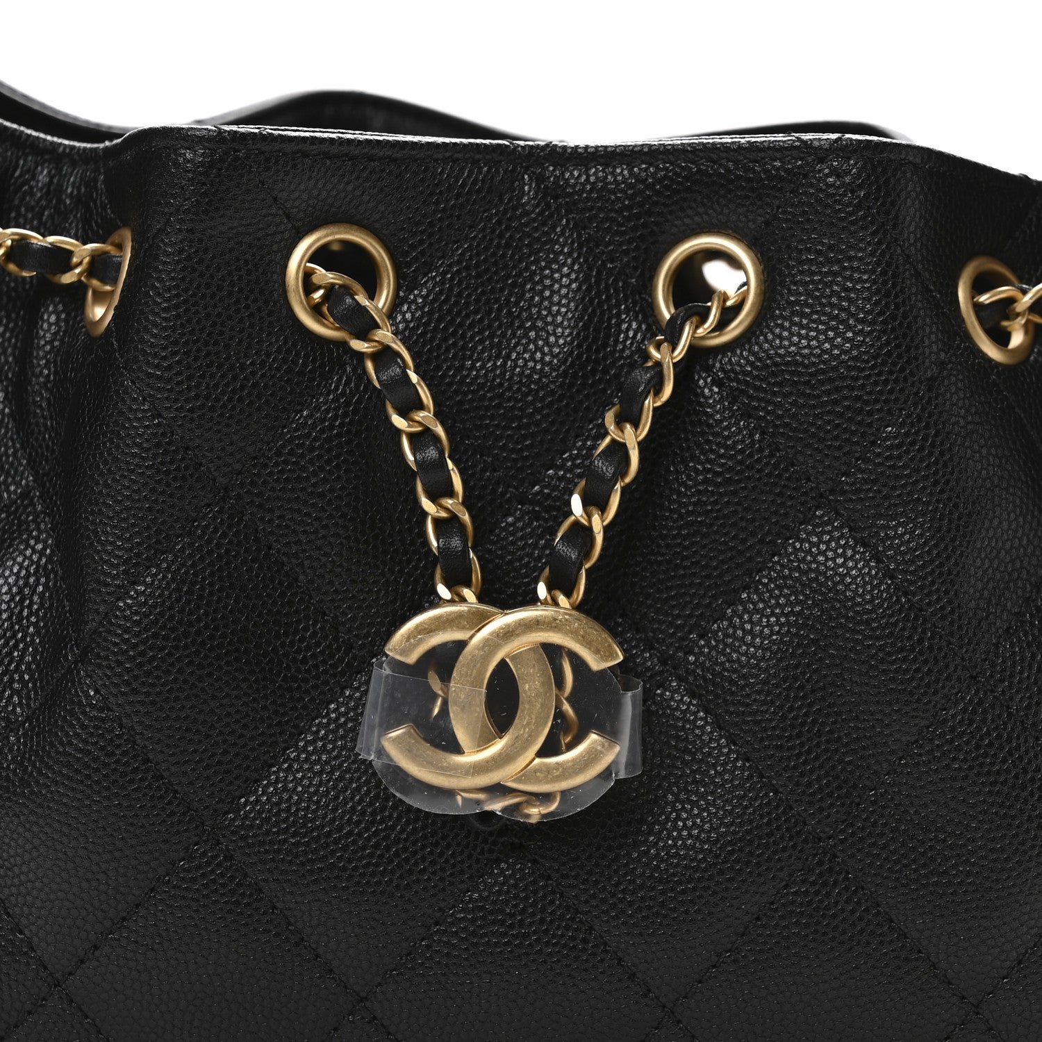 Chanel Caviar Quilted Mini Chanel 25 Handbag Black 8 of 10