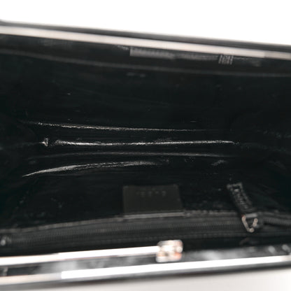 Gucci Shiny Calfskin Shoulder Bag Black 5 of 12