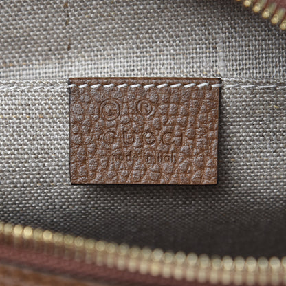 Gucci Monogram Mini Bree Messenger Bag Beige Tabacco 6 of 7