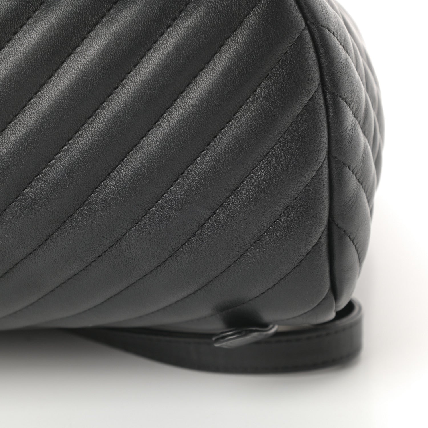 Chanel Calfskin Chevron Quilted Large Urban Spirit Backpack Black 11 of 14