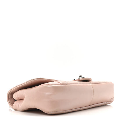 Chanel Glazed Calfskin Quilted Coco Pleats Flap Pink 4 of 10