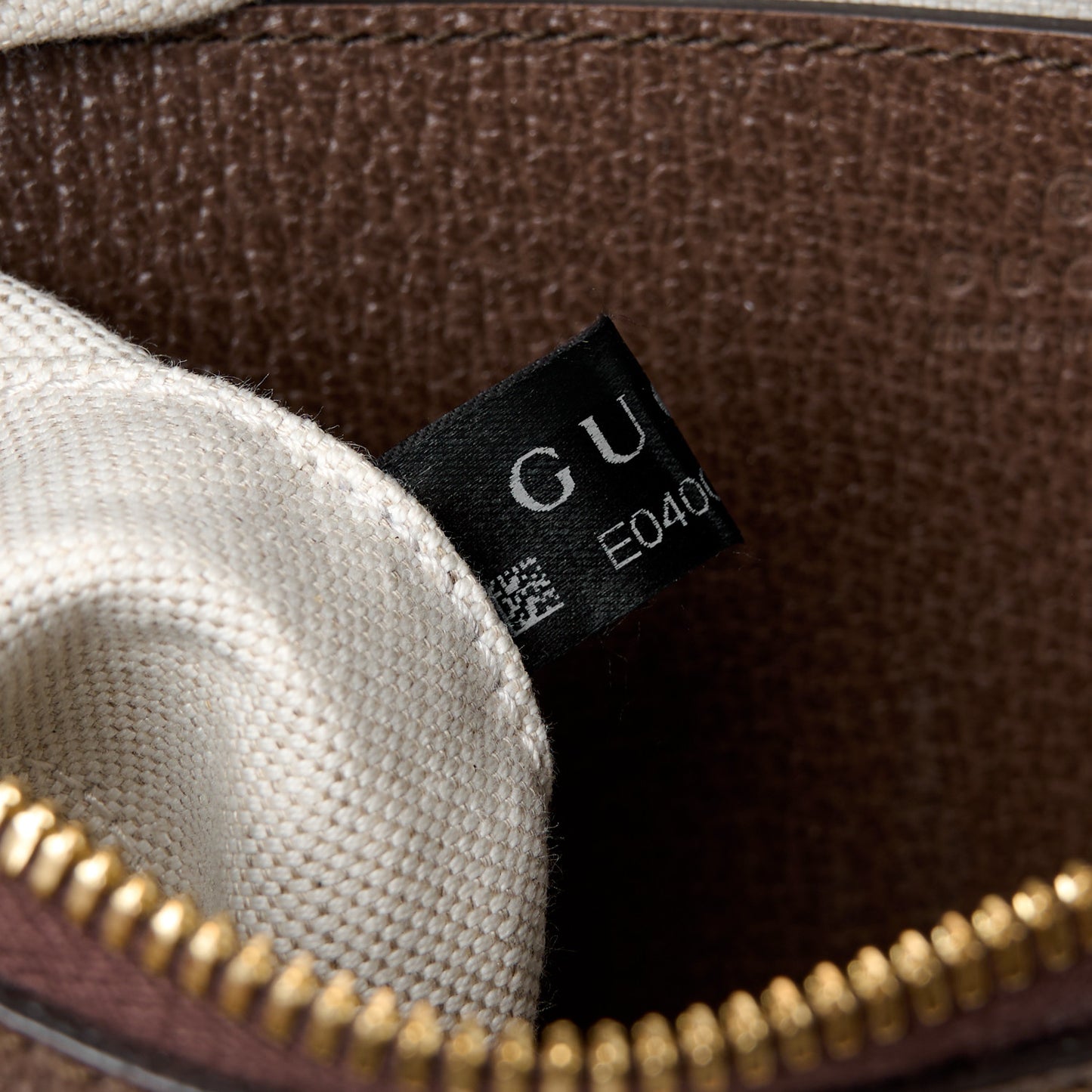 GG Supreme Monogram Textured Dollar Calfskin Small Ophidia Hobo Beige Ebony New Acero