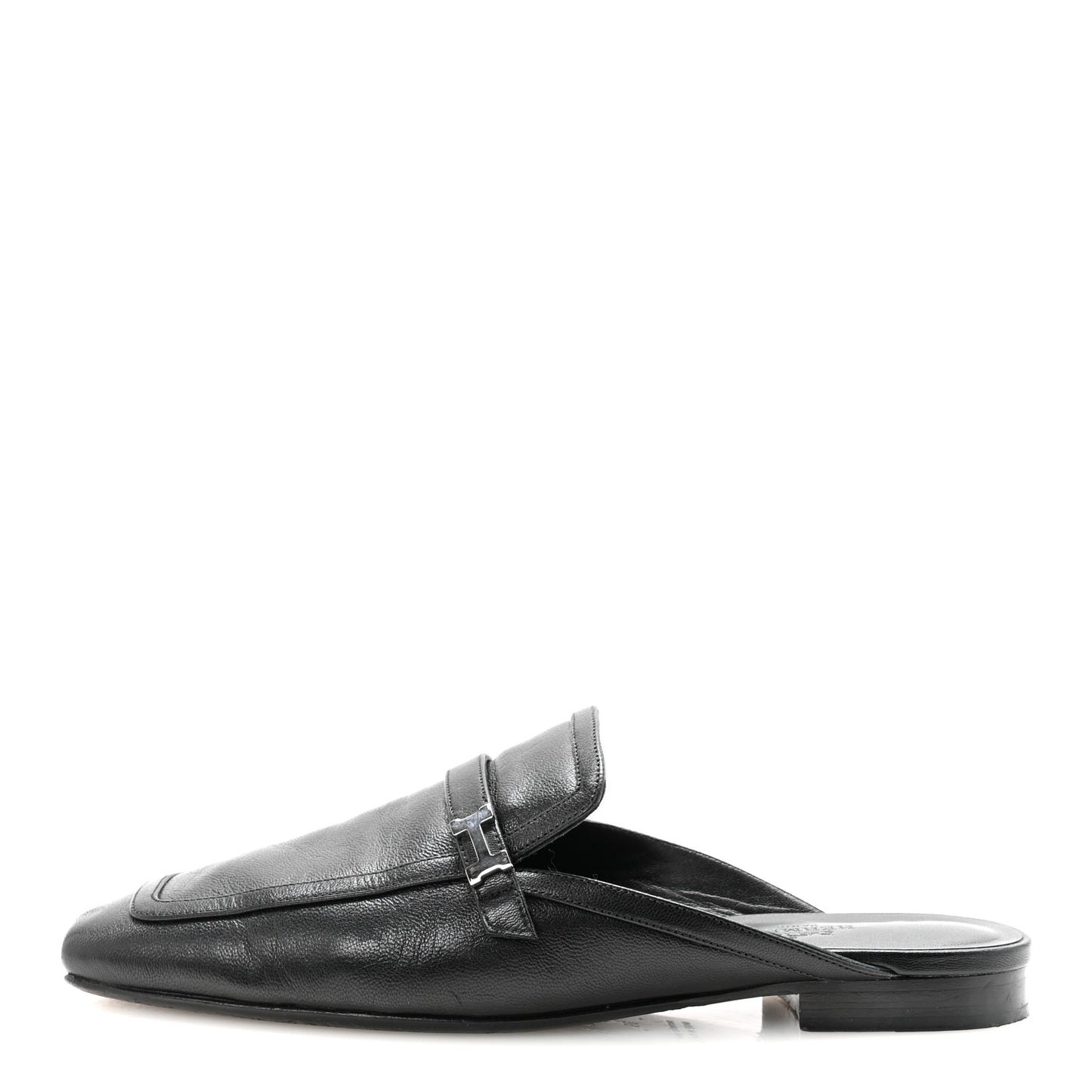 Goatskin Groupie Mules 39 Black