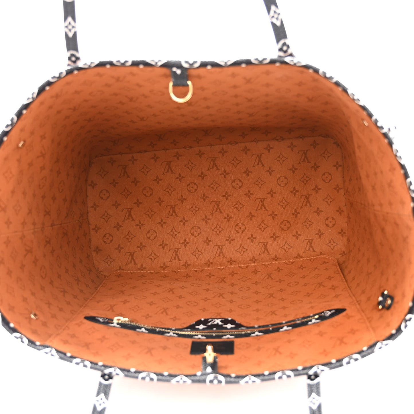 Monogram Giant Crafty Neverfull MM Creme Caramel