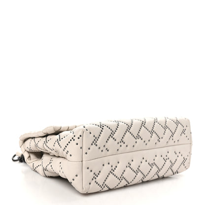 Bottega Veneta Nappa Intrecciato Microstuds Small Olimpia Shoulder Bag Plaster 5 of 10