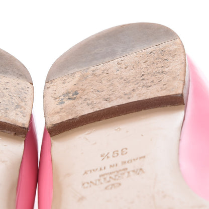 Valentino Garavani Patent Nappa Rockstud Ballerina Flats 39.5 Ninphea Poudre 19 of 20