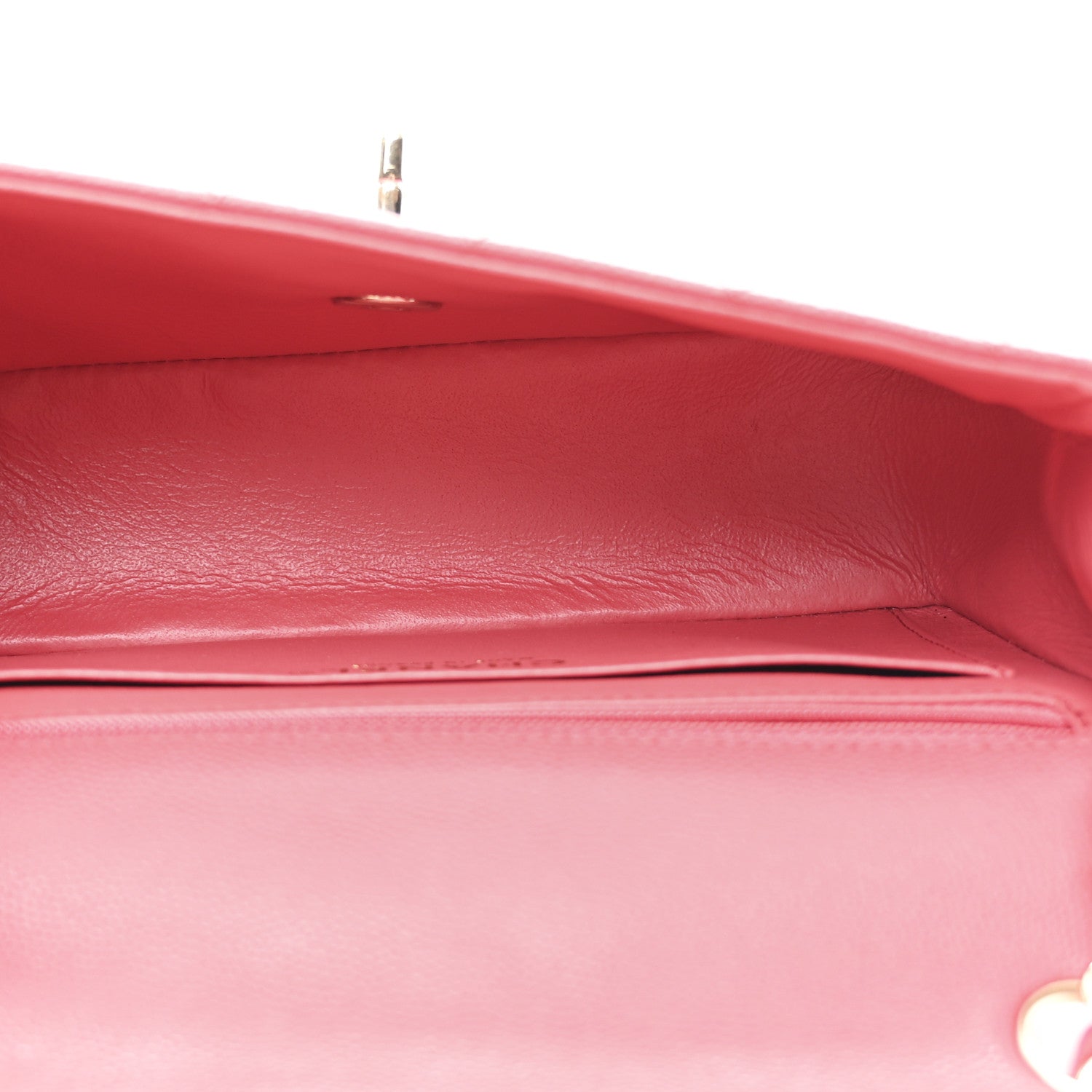 Chanel Caviar Quilted Mini Rectangular Flap Dark Pink 5 of 10