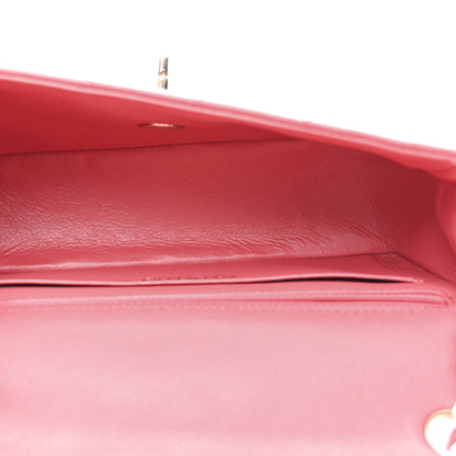 Chanel Caviar Quilted Mini Rectangular Flap Dark Pink 5 of 10
