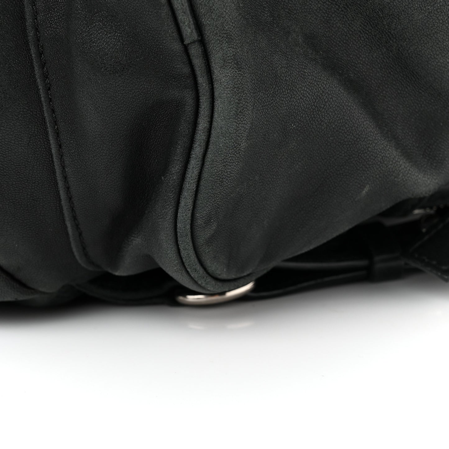 Lambskin Marti Backpack Bag Washed Black Rhodium Hardware