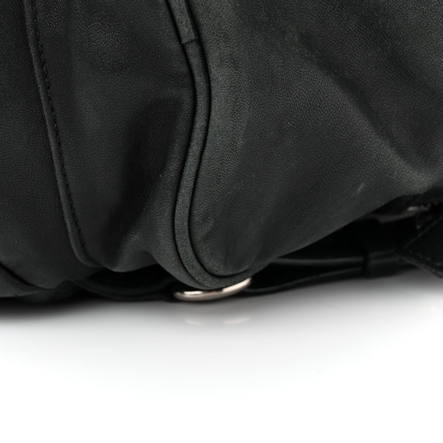 Alexander Wang Lambskin Marti Backpack Bag Washed Black Rhodium Hardware 13 of 17