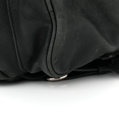 Alexander Wang Lambskin Marti Backpack Bag Washed Black Rhodium Hardware 13 of 17
