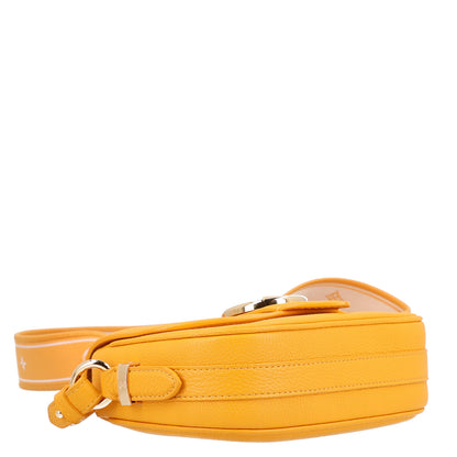 Louis Vuitton Grained Calfskin LV Pont 9 Soft PM Sunbeam 3 of 9