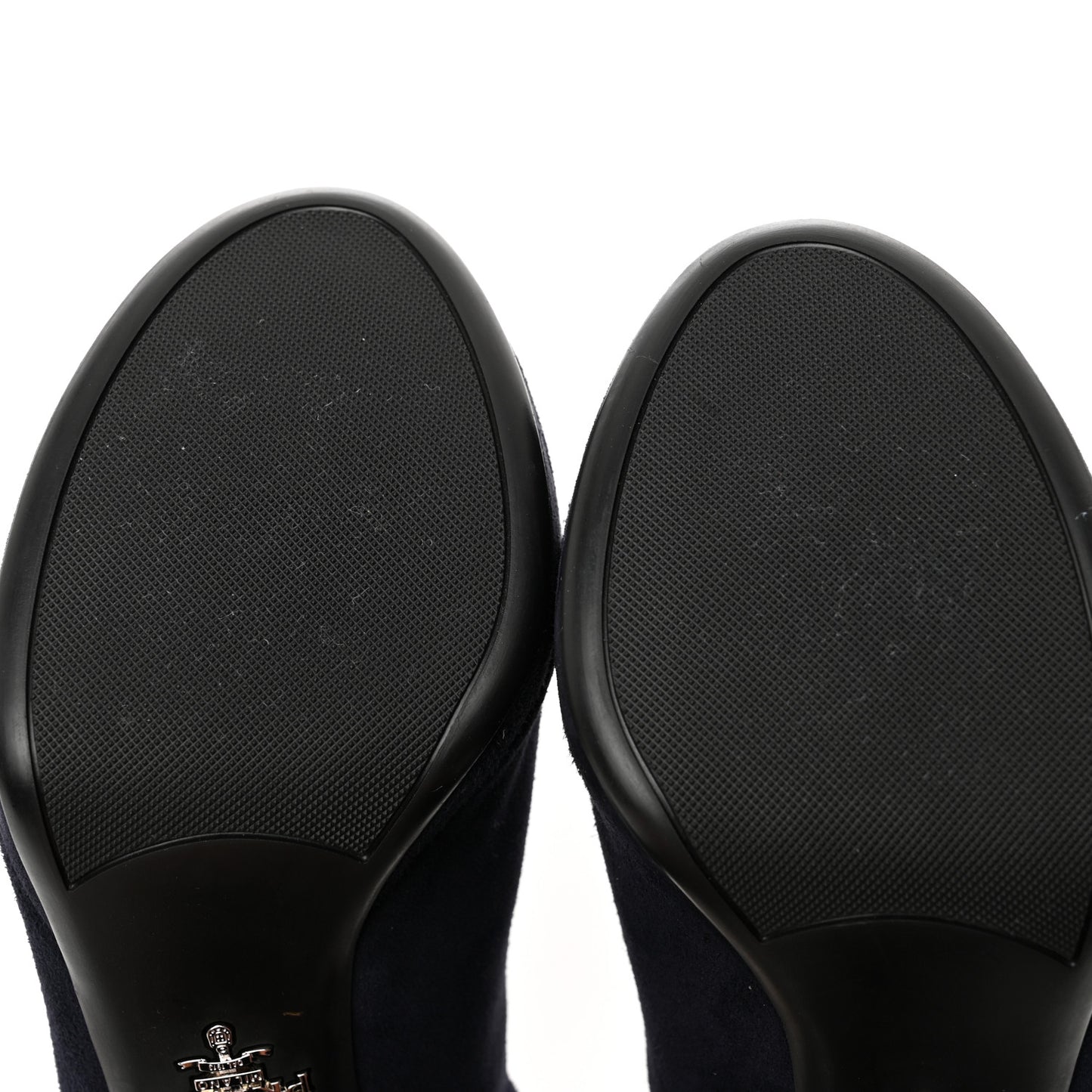 Camoscio Platform Sandals 36 Bleu