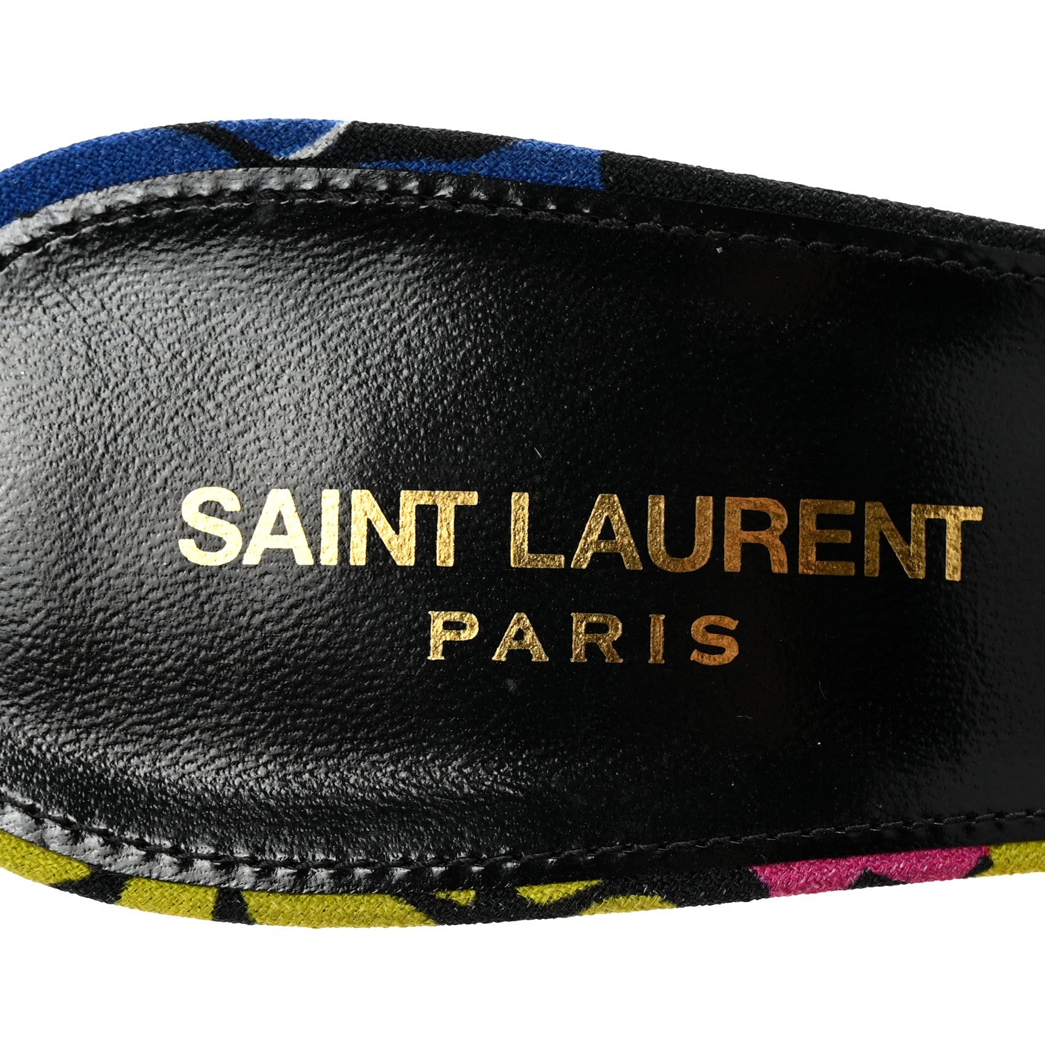 Saint Laurent Transparent Ibiza Flower Gippy 95 Mule Sandals 40 Multicolor 8 of 9