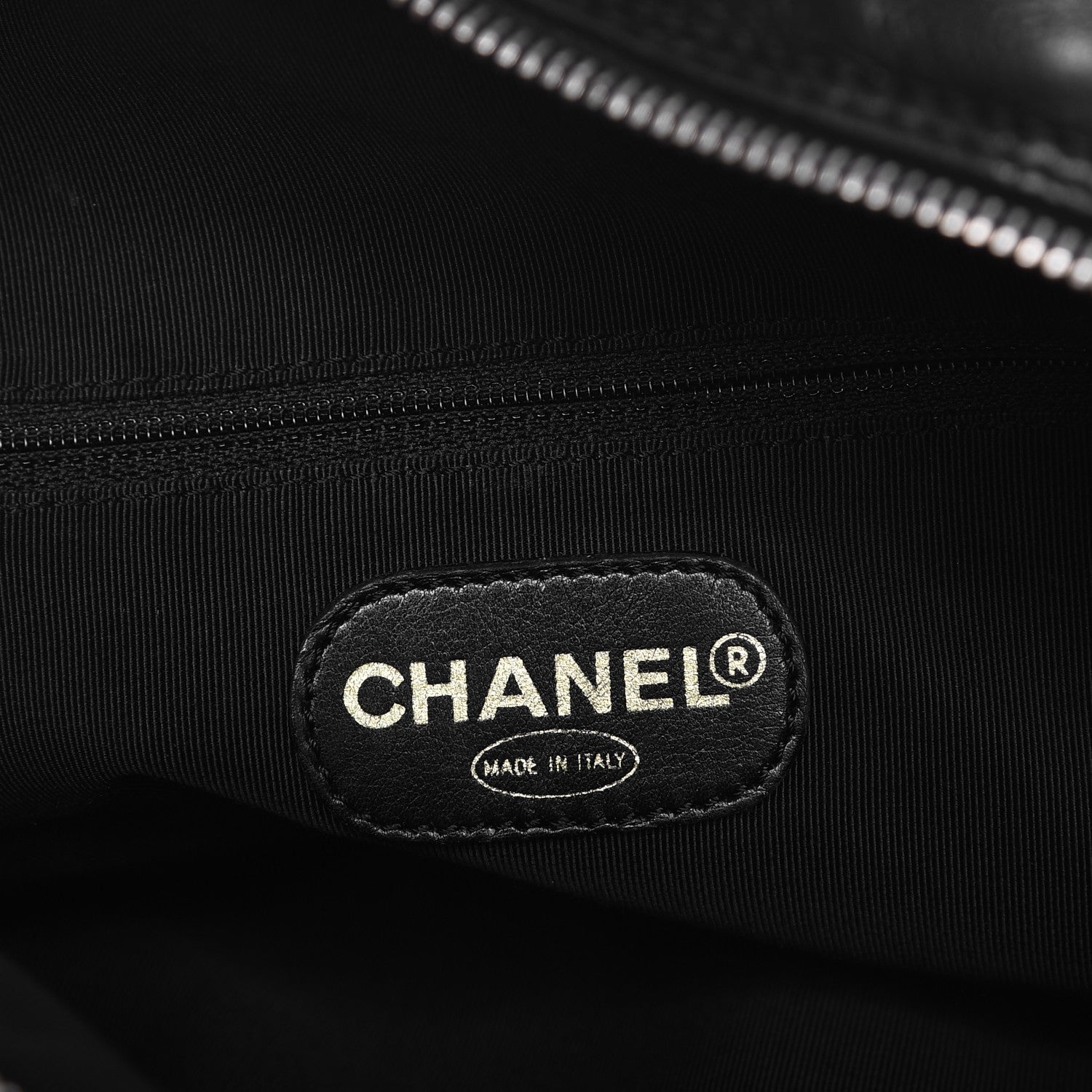 Chanel Lambskin CC Backpack Black 6 of 8