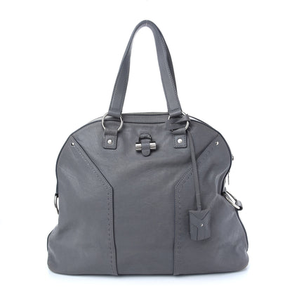 Saint Laurent Calfskin Oversized Muse Gray 1 of 11