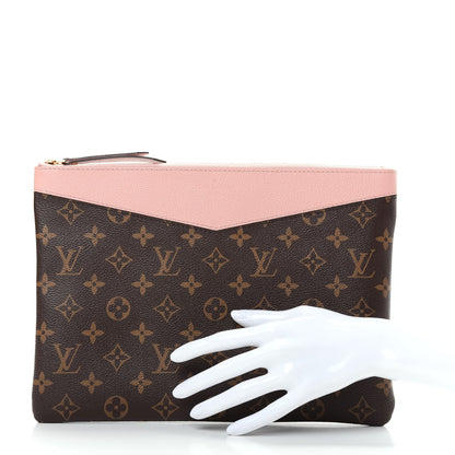 Louis Vuitton Monogram Daily Pouch Rose Poudre 2 of 9