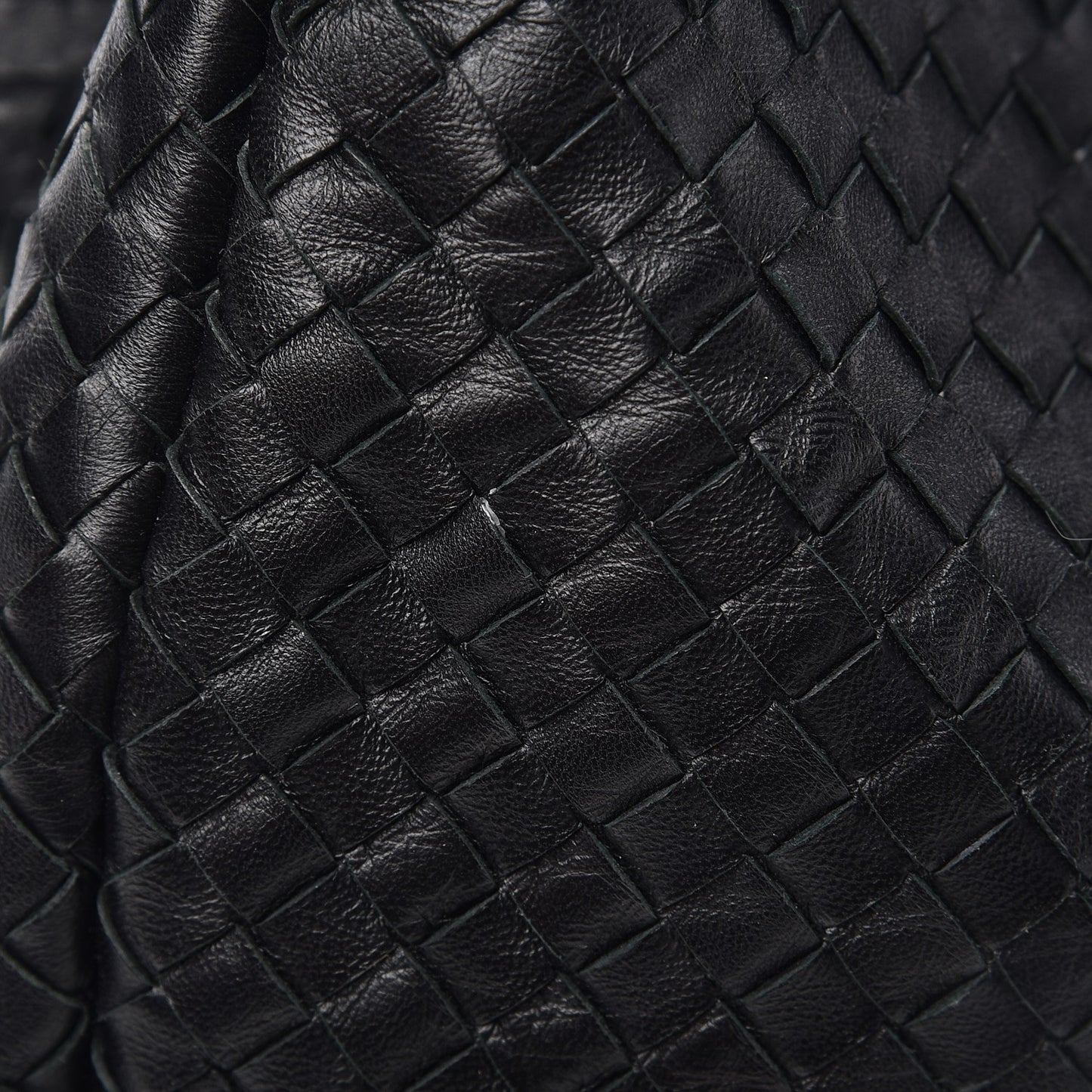 Nappa Intrecciato Large Campana Nero Black