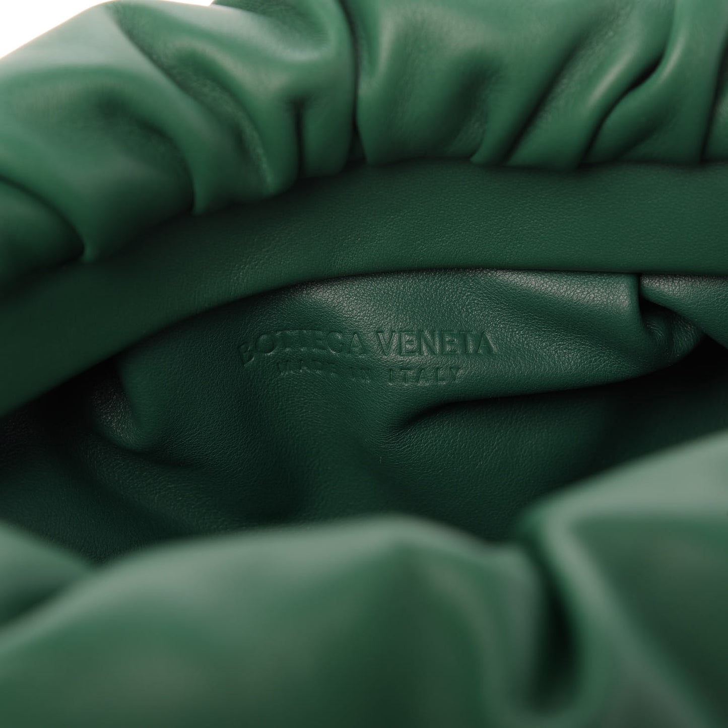 Calfskin The Pouch Chain Racing Green