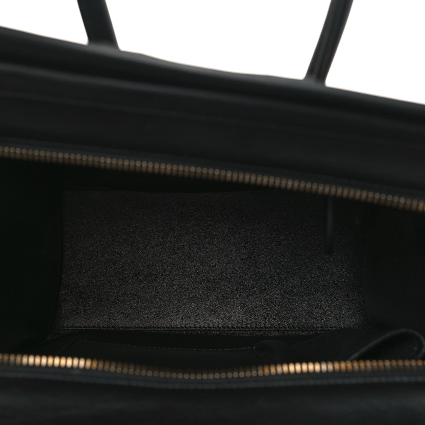 Drummed Calfskin Micro Tri-Color Luggage Rust