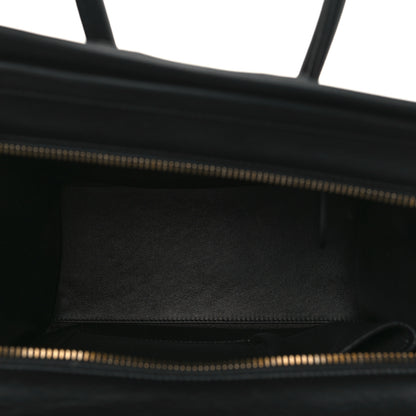Celine Drummed Calfskin Micro Tri-Color Luggage Rust 5 of 8
