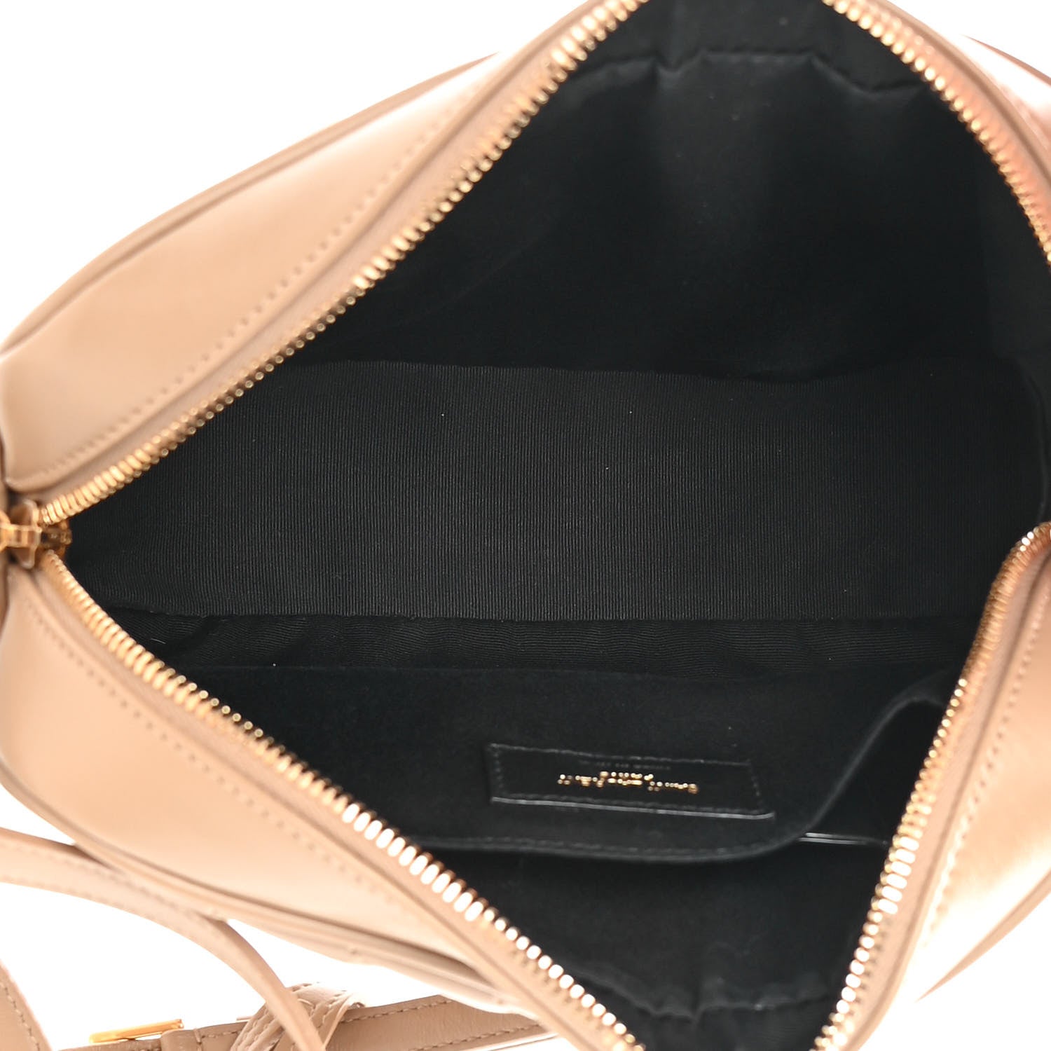 Saint Laurent Calfskin Matelasse Monogram Lou Camera Bag Dark Beige 5 of 10